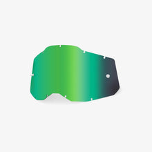 Load image into Gallery viewer, 100% AC2/ST2 YOUTH REPLACEMENT LENS - MIRROR GREEN 59107-00003