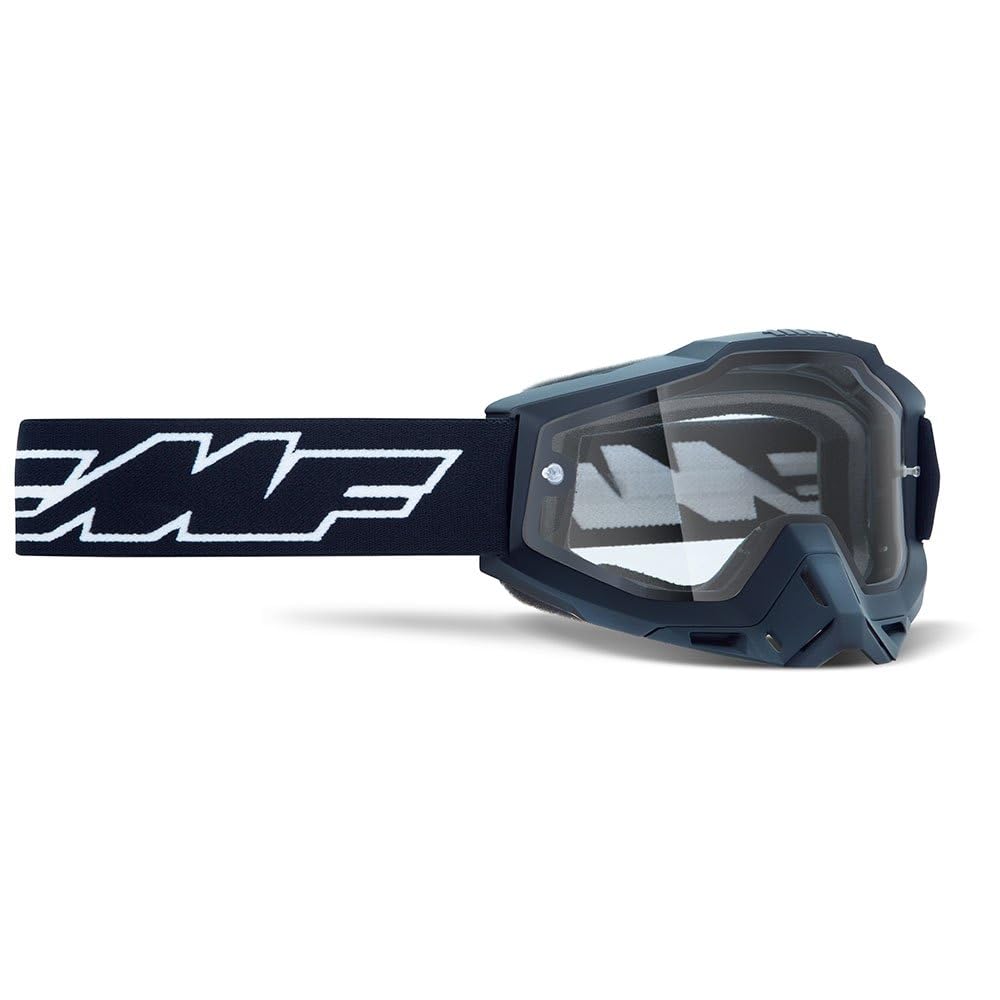 FMF Racing PowerBomb Enduro Rocket Goggles OSFM Rocket Black/Clear Lens