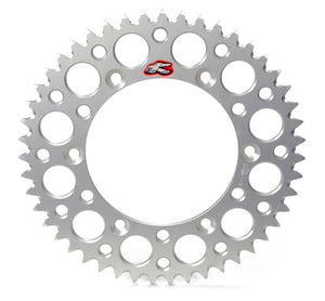 Renthal - 02-17 Yamaha YZ85 Rear Grooved Sprocket -Silver 428-52P Teeth (121U-428-52GPSI)