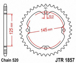 JT SPROCKETS SPROCKET RR 38T JTR1857.38