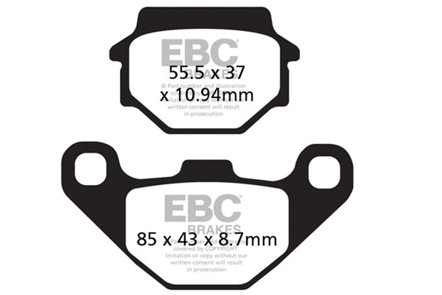 EBC Brakes FA372X Disc Brake Pad Set