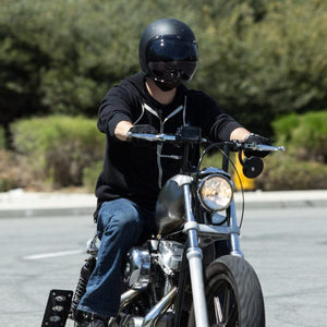 Biltwell Bubble Shield Smoke - Anti-fog, Scratch Resistant, UV/A UV/B Resistant