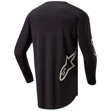 Load image into Gallery viewer, Alpinestars 3763824-119-S: Fluid Graphite Jersey Black/Silver Sm