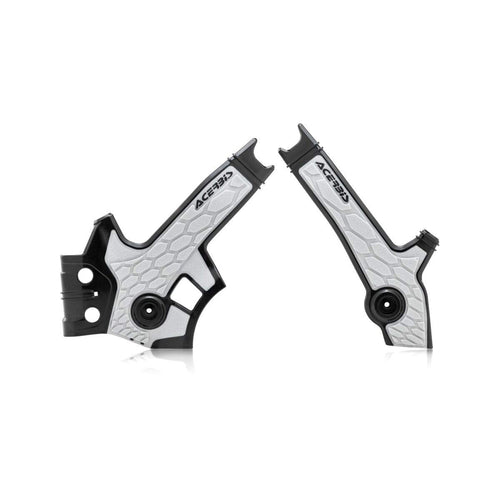Acerbis - 96+ Suzuki DR650 Frame Guards- X-Grip - Black/Gray (2801931001)