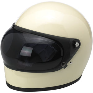 Biltwell | Gringo S Gen2 Bubble Shield | Smoke | Anti-Fog | Scratch Resistant | UV/A UV/B Resistant | Motorcycle Helmet Accessory