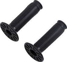 Load image into Gallery viewer, RENTHAL ULTRA TACKY HALF WAFFLE GRIPS DUAL COMPOUND TAPERED BK ON BK G198