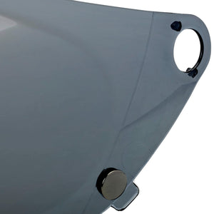 Biltwell | Gringo S Gen2 Bubble Shield | Smoke | Anti-Fog | Scratch Resistant | UV/A UV/B Resistant | Motorcycle Helmet Accessory