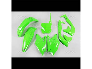 UFO Kawasaki KX450F Neon Green Plastic Kit