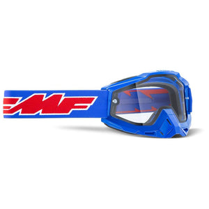 Fmf PowerBomb Enduro Rocket Goggles for Men OSFM Rocket Blue/Clear Lens