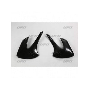 UFO Radiator Inlets Black Kawasaki Kx85/80