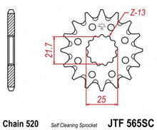 Load image into Gallery viewer, JT SPROCKETS SPROCKET C/S 14T SC JTF565.14SC