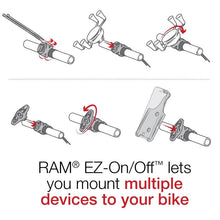 Load image into Gallery viewer, RAM MOUNT X-GRIP RAIL EZ-ON W/SWIVEL RAP-274-1-UN10