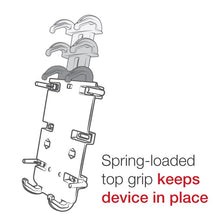 Load image into Gallery viewer, RAM MOUNT QUICK GRIP HOLDER LARGE PHONES  VIBE-SAFE BALL MOUNT RAM-HOL-PD4-462B - Motomike Canada