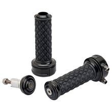 Load image into Gallery viewer, Biltwell AlumiCore Grip Set TBW Black