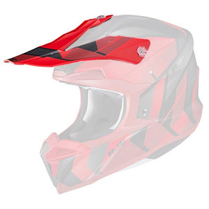 HJC i50 Helmet Replacement Visor/Peak Vanish Red