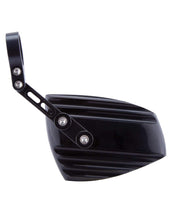 Load image into Gallery viewer, HIGHSIDER MIRROR BAR END WAVE BLACK PAIR 301-4920