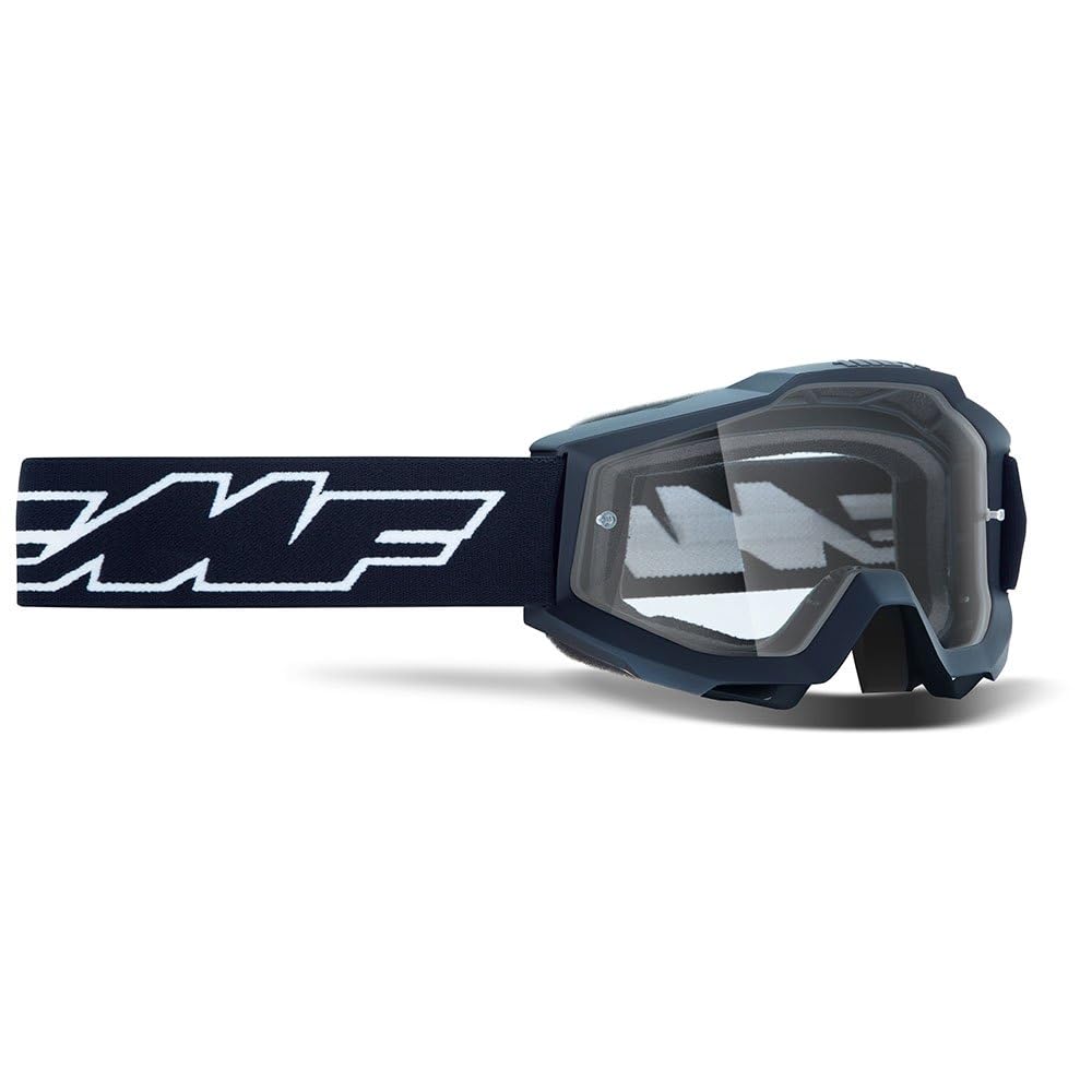 FMF POWERBOMB YOUTH Goggle Rocket Black - Clear Lens