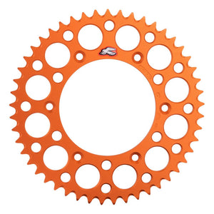 Renthal - 14-16 KTM 200 XC/XC-W/Rear Grooved Sprocket - Orange 520-49P Teeth (224U-520-49GPOR)