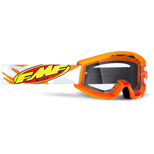 FMF POWERCORE Goggle Assault Grey - Clear Lens