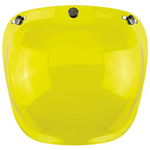 Load image into Gallery viewer, Biltwell Bubble Shield Yellow - Anti-fog, Scratch Resistant, UV/A UV/B Resistant