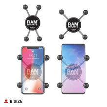 Load image into Gallery viewer, Ram Mount Cradle Holder for Universal X-Grip Cellphone/iPhone with 1-Inch Ball - Non-Retail Packaging - Black