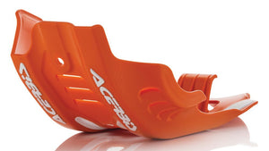 Acerbis - 16-18 KTM SX-F/XC-F450/ FC450/ FX450/ FE450/501 Skid Plate - 16 Orange/White (2449425226)