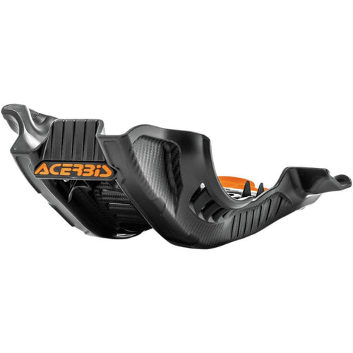 Acerbis - 19-22 KTM SX-F250/350/ FC250/350 Skid Plate Large - Black/16 Orange (2736375229)