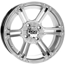 Load image into Gallery viewer, ITP SS ALLOY SS212 Black Wheel with Machined Finish (14x8&quot;/4x137mm)