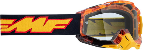 Fmf PowerBomb Spark Youth Goggles Spark/Clear Lens OSFM Orange Spark/Clear Lens