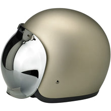 Load image into Gallery viewer, Biltwell Bubble Shield Chrome Mirror - Anti-fog, Scratch Resistant, UV/A UV/B Resistant