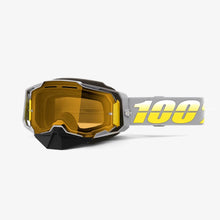 Load image into Gallery viewer, 100% ARMEGA SNOWMOBILE GOGGLE COMPLEX - YELLOW LENS 50007-00005