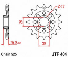 Load image into Gallery viewer, JT SPROCKETS SPROCKET C/S S1000RR 17T JTF404.17