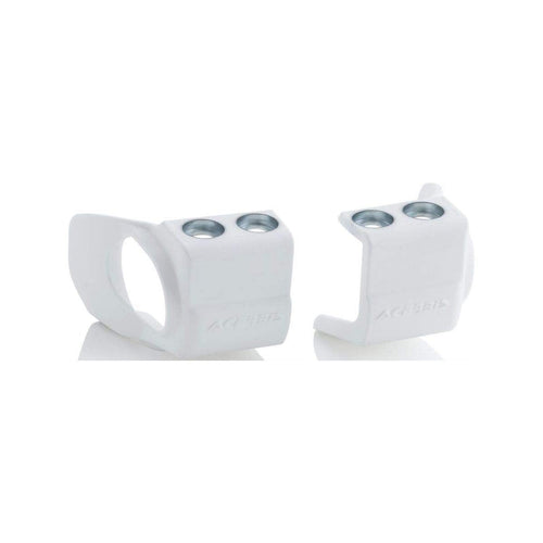 Acerbis - 21+ Fantic/ 02+ Yam 125-450 YZ/FX/X/YZF / WR250F/450F Fork Shoe Protectors - White (2709700002)