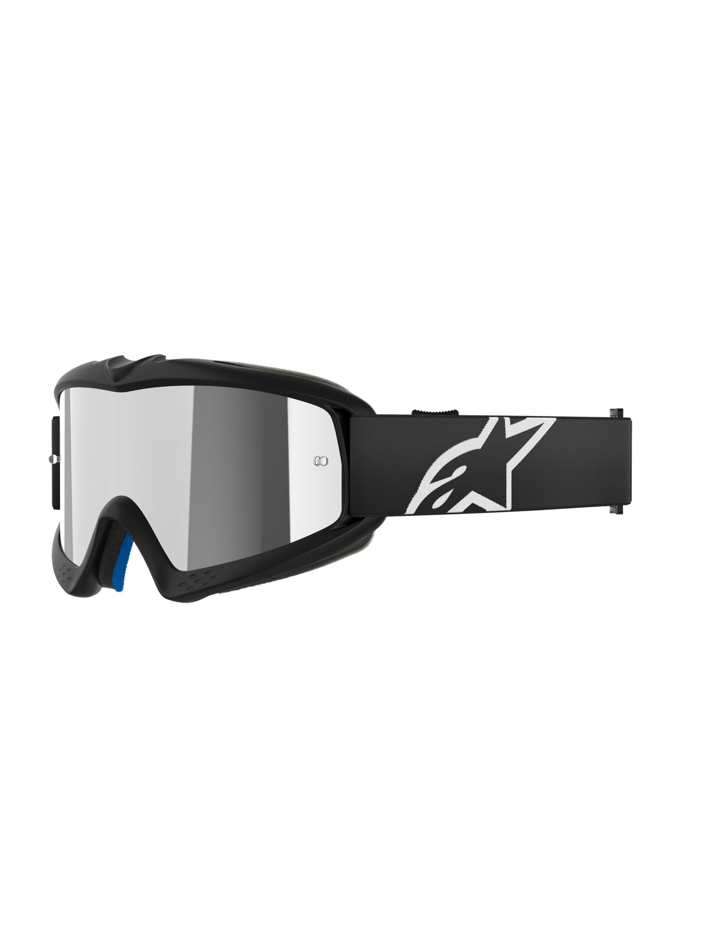 ALPINESTARS GOGGLE YTH VISION CORP BLK/MIR SIL 5140225-1456