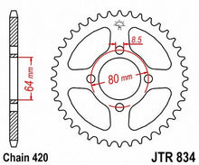 Load image into Gallery viewer, JT SPROCKETS SPROCKET RR TTR90/110 35T JTR834.35 - Motomike Canada