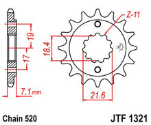 Load image into Gallery viewer, JT SPROCKETS SPROCKET CS CBR250R 14T JTF1321.14