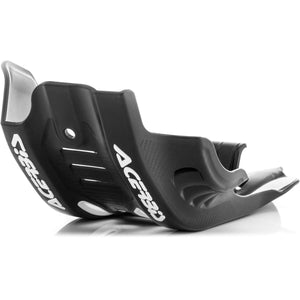 Acerbis - 16-18 KTM SX-F/XC-F450/ FC450/ FX450/ FE450/501 Skid Plate - Black/White (2449421007)