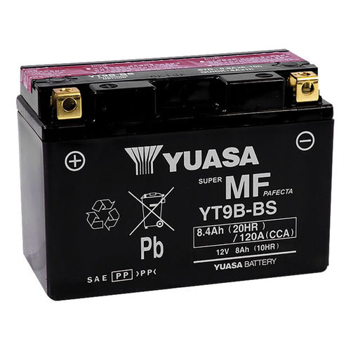 YUASA YT9B-BS W/ACID PACK YUAM629B4