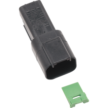Load image into Gallery viewer, NAMZ DEUTSCH BLACK 2 PIN CONNECTOR EA DR-2B