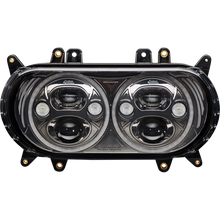 Load image into Gallery viewer, CUSTOM DYNAMICS HEADLIGHT FLTR BLACK CDTB-RG-15-B