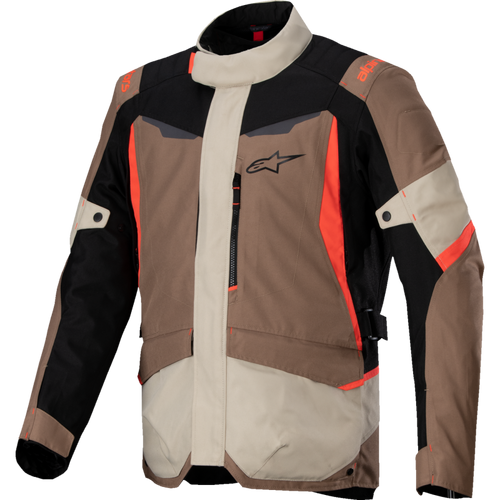 ALPINESTARS (ROAD) JACKET ST-1 WP KHAKI/SAND/BLK/RED L 3200625-866-L