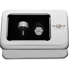 Load image into Gallery viewer, FIGURATI DESIGNS SEAT SCREW WITH SILVER 3M MALTESE CROSS-FIRE INSERT FD74-SEAT_SCREW-SS