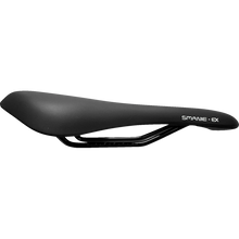 Load image into Gallery viewer, SMANIE SEATS EXPLORER SADDLE BLK/WHT STEEL RAIL A0014100081