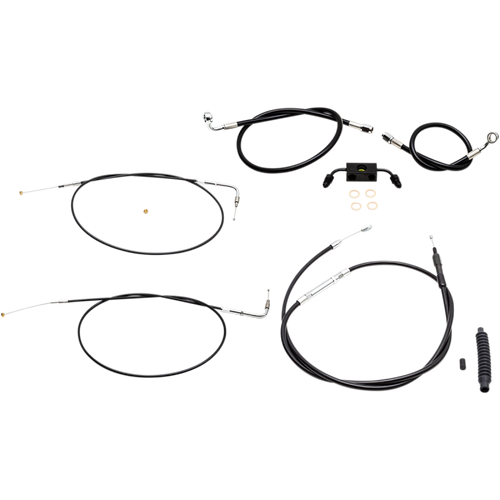LA CHOPPERS CABLE KIT BK MINI 2014-17 XL ABS LA-8321KT-08B