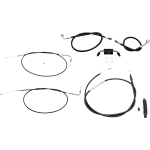 LA CHOPPERS CABLE KIT BK MINI 2014-17 XL ABS LA-8321KT-08B