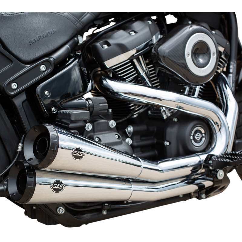 S&S CYCLE 18-19 S/TAIL GRAND NATIONAL 2-2 CHR EXHAUST 550-0781A