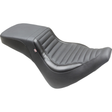 Load image into Gallery viewer, MUSTANG Squareback 2-Up Seat Black Tuck-n-Roll Breakout 18-21 76006