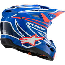 Load image into Gallery viewer, ALPINESTARS HELMETSM3 YTH WURX B/Y/BL/R L ECE06 8302125-7312-YL