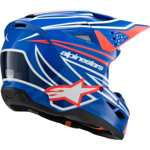 ALPINESTARS HELMETSM3 YTH WURX B/Y/BL/R L ECE06 8302125-7312-YL