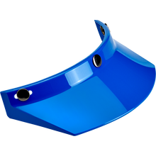 Load image into Gallery viewer, Biltwell Unisex-Adult 3 Snap Moto Visor (Blue, Fits All All)